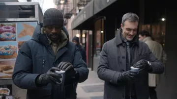 Woolrich Down Jacket Ramar Arctic Parka worn by Theo Walker (David Ajala) as seen in Law & Order (S25E17)