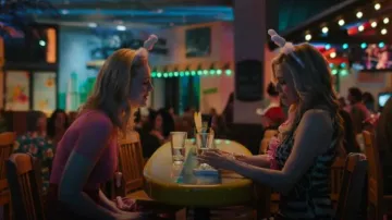 Mariiearly Bride to Be Willy Head Boppers Headband worn by Margo Millet (Elle Fanning) as seen in Margo's Got Money Troubles (S01E05)