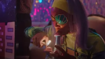 Everything 420 Mushroom Pipe worn by KC (Rico Nasty) as seen in Margo's Got Money Troubles (S01E06)