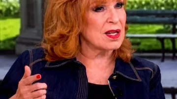 The View 2026 Joy Behar Denim Jacket worn by Joy Behar as seen in The View