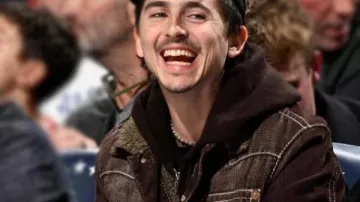 Philadelphia 76er Timothee Chalamet Denim Jacket in Timothee Chalamet watched JALEN BRUNSON and the New York KNICKS beat Joel Embiid in Philadelphia!