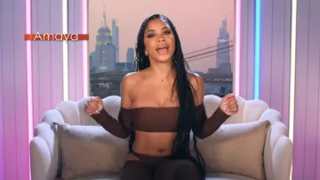 Fashion Nova Elara Form Double Lined Pant Set worn by Amaya Espinal as seen in Love Island: Beyond the Villa (S02E01)