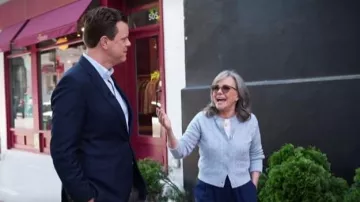 Prada Re-Cashmere Cable-knit Cardigan worn by Sally Field as seen in Today on May 8, 2026