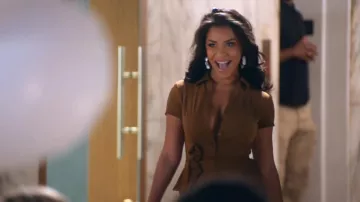 Guess Suede Romper worn by Amaya Espinal as seen in Love Island: Beyond the Villa (S02E01)