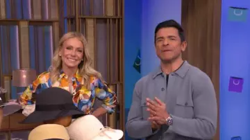 Gabriela Hearst Meyers Long-Sleeve Shirtdress worn by Kelly Ripa as seen in LIVE with Kelly and Mark on April 30, 2026