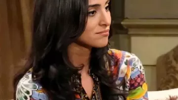 Días de nuestras vidas Blusa de seda de Cherie Jimenez vista en Días de nuestras vidas