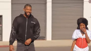 Loiter Atmosphere Full Zip Hoodie Vintage Black worn by Chris Seeley as seen in Love Island: Beyond the Villa (S02E03)