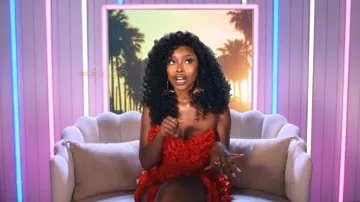 Fashion Nova Leila Bandage Mini Dress worn by Coco Watson as seen in Love Island: Beyond the Villa (S02E05)