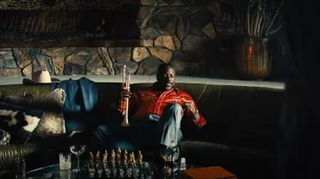Wrangler Rodeo Ben Red Western Snap L/S worn by Ali(Colman Domingo) as seen in Euphoria (S03E05)
