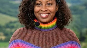 The Today Show Talia Parkinson-Jones Rainbow Striped Sweater in Today