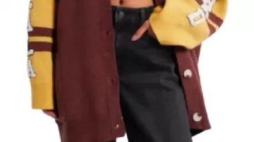 Cardigan Tiger Oversized usado por Whoopi Goldberg en la retransmisión completa de The View – 11 de mayo de 2026