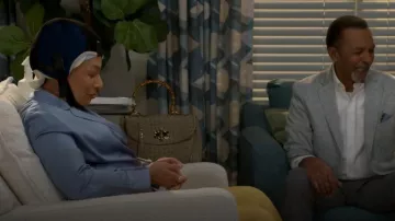 Charlie Leather Izzie Medium Handbag & Shoulder Bag worn by Anita Dupree (Tamara Tunie) as seen in Beyond the Gates(S02E84)