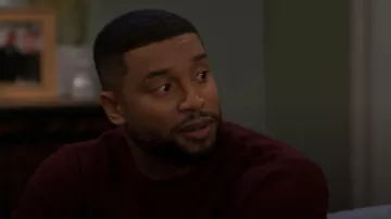 Emporio Armani Wool Pullover Sweater worn by Martin Richardson(Brandon Claybon) as seen in Beyond the Gates (S02E83)