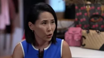 Kate Spade Color Block Scuba Dress worn by Vicky Nguyen as seen in Today on  May 11, 2026