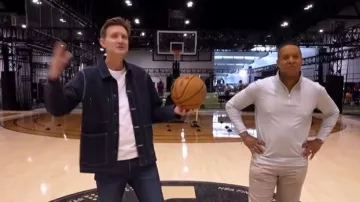 Nike Life Canvas Chore Jacket worn by Matthew Nurse as seen in Today on  May 11, 2026