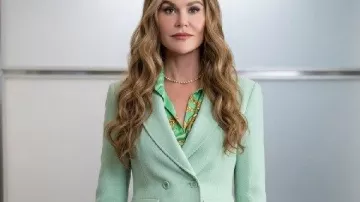 Margos tiene problemas de dinero Nicole Kidman Green Blazer (Nicole Kidman) como se ve en Margo's Got Money Troubles (S01)