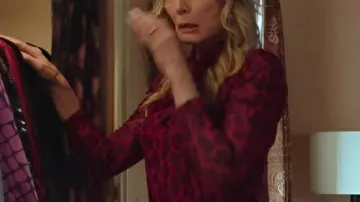 Margos tiene problemas de dinero T01 Michelle Pfeiffer Topo de estampado de leopardo