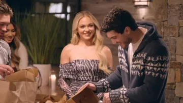 SER.O.YA Chanda Gown worn by Gracyn Blackmore as seen in Love Island: Beyond the Villa (S02E07)