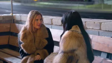 Nana Jacqueline Adriana Faux Fur Coat worn by Iris Kendall as seen in Love Island: Beyond the Villa (S02E07)