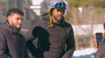 Supply And Demand Men's Altitude Insulated Jacket In Black worn by Chris Seeley as seen in Love Island: Beyond the Villa (S02E07)