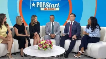 Christian Louboutin Iriza Nappa leather Pums worn by Sheinelle Jones as seen in Today on  May 14, 2026