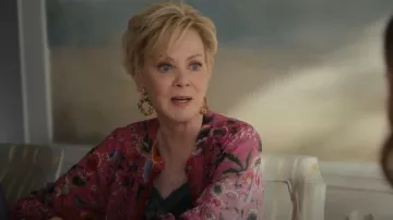 Kobi Halperin Fionna Blouse worn by Deborah Vance (Jean Smart) as seen in Hacks(S05E03)