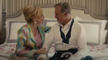 Swarovski Gema Series New Crystal Candy Earrings worn by Deborah Vance (Jean Smart) as seen in Hacks(S05E03)