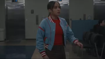 Paige Anessa Utility Pocket High Rise Crop Wide Leg Jeans worn by May Grant (Corinne Massiah) as seen in 9-1-1 (S09E18)