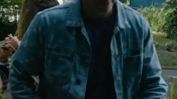 Off Campus S01 Dean Di Laurentis Denim Jacket worn by Dean (Stephen Kalyn) in Off Campus (S01)