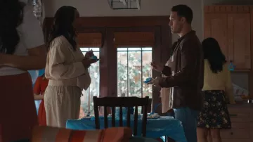 Isabel Marant Tricia Draped Bomber Jacket worn by Gabi Bond (Tasha Smith) as seen in 9-1-1 (S09E18)