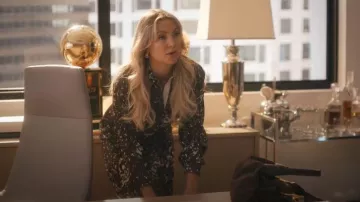 Tory Burch Jacquard Midi Dress worn by Isla Gordon (Kate Hudson) as seen in Running Point (S02E10)