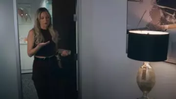 Dehanche Flint Black Silver worn by Isla Gordon (Kate Hudson) as seen in Running Point (S02E10)