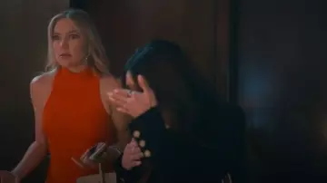Victoria Beckham Asym Tank Dress worn by Isla Gordon (Kate Hudson) as seen in Running Point (S02E10)