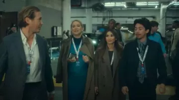 Aritzia The Slouch™ Coat worn by Ali Lee (Brenda Song) as seen in Running Point (S02E10)