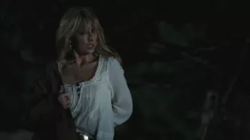 Free People Forevermore Long-Sleeve Top worn by Beth Dutton (Kelly Reilly) as seen in Dutton Ranch (S01E01)
