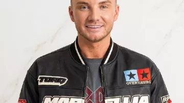 TOWIE Harry Derbidge Black Biker Leather Jacket as seen in The Only Way Is Essex