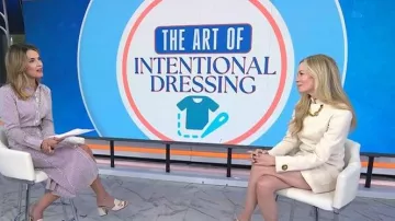 Gucci Slide Sandal With Horsebit worn by Savannah Guthrie as seen in Today on May 18, 2026