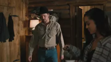 Poncho The Matamoros Shirt worn by Kayce Dutton (Luke Grimes) as seen in Marshals (S01E10)