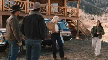 Wrangler Men's Loose Straight Jean worn by Kayce Dutton (Luke Grimes) as seen in Marshals (S01E10)