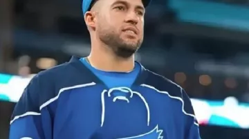 Blue Jays 2026 Hockey Jersey worn by Ernie Clement in #hockey #mlb #toronto those custom jerseys look fire