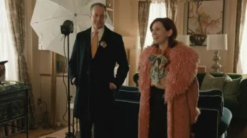 Alice + Olivia Brentley Tie Puff-Sleeve Blouse worn by Elsbeth Tascioni (Carrie Preston) as seen in Elsbeth (S03E18)