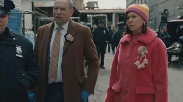 Milly Short Faux-Shearling Jacket worn by Elsbeth Tascioni (Carrie Preston) as seen in Elsbeth (S03E19)