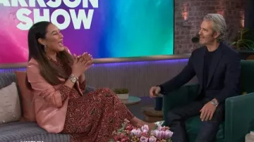 A.L.C. Anne Cropped Long-Sleeve Top worn by Morgan Radford as seen in The Kelly Clarkson Show on  May 18, 2026