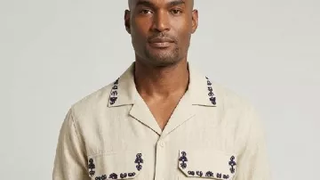 Celebs Go Dating S15 Paul C. Brunson Embroidered Shirt worn by Self (Paul Carrick Brunson) as seen in Celebs Go Dating