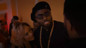 Gucci Square Frame Sunglasses worn by Coltrane Wilder (Y'lan Noel) as seen in Nemesis (S01E01)