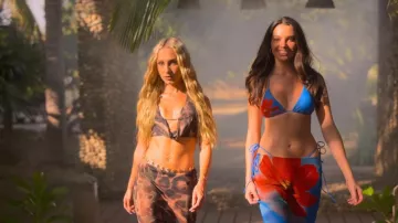 Fashion Nova Living Wild Mesh Skirt Set worn by Alison Ogden as seen in Perfect Match (S04E01)