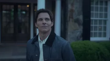 Loro Piana Austin Corduroy Trimmed Denim Jacket worn by Owen Ashe (James Marsden) as seen in Your Friends & Neighbors (S02E03)