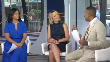 Eliza J Sleeveless Bouclé Sheath Dress worn by Dylan Dreyer as seen in Today on  May 21, 2026