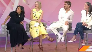 Celine Polly Wedge Mule worn by Jenna Bush Hager as seen in Today with Jenna & Sheinelle on May 21, 2026