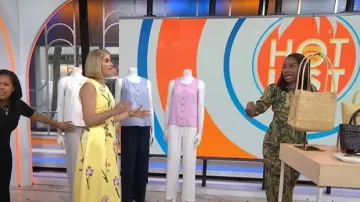 Ulla Johnson Samar Silk Dress - Geode Samar Silk Dress worn by Makho Ndlovu as seen in Today on  May 21, 2026